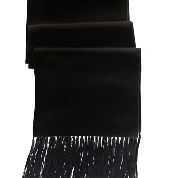 Black Luxury Satin Scarf - Picture 1 of 1